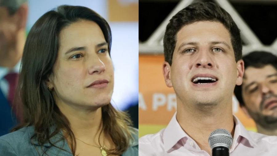Raquel Lyra (PSD) e João Campos (PSB)