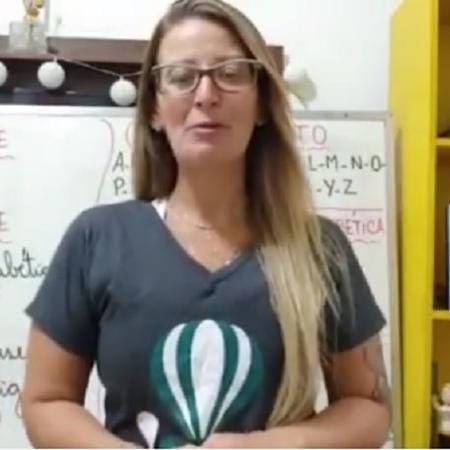 Professora dá aula virtual no Rio de Janeiro - Reprodução