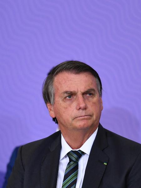 O presidente Jair Bolsonaro em Brasília - Mateus Bonomi/AGIF/Estadão Conteúdo