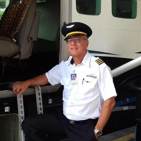 O piloto Lies Carvalho, 67, era o único ocupante do avião que seguia para a terra indígena Yanomami  - Reprodução