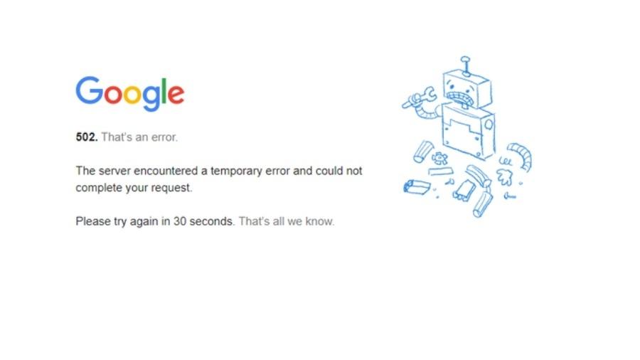 Gmail apresentou falha para alguns usuários - Reprodução