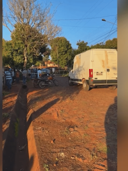 O autor dos disparos está foragido