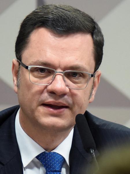 O ex-ministro da Justiça Anderson Torres depõe na CPI do 8 de Janeiro, em Brasília