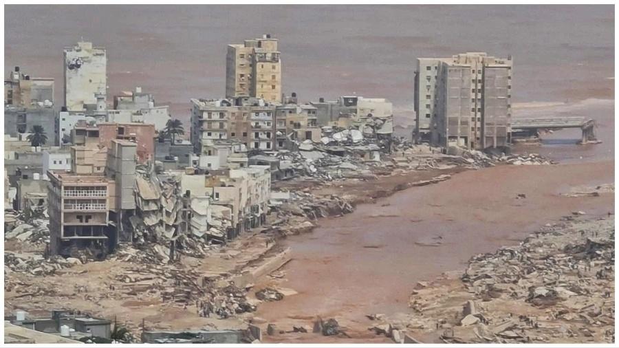Fortes chuvas atingiram a Líbia e provocaram a morte de pelo menos 150 pessoas