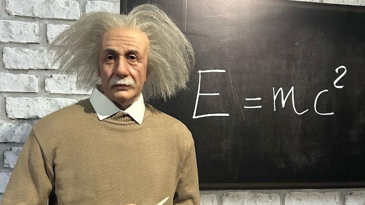 Albert Einstein no Museu de Cera de Olímpia Albert Einstein no Museu de Cera de Olímpia
