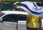 Fuzil e bandeiras dos EUA e Israel marcam carreata pró-Flávio em Salvador