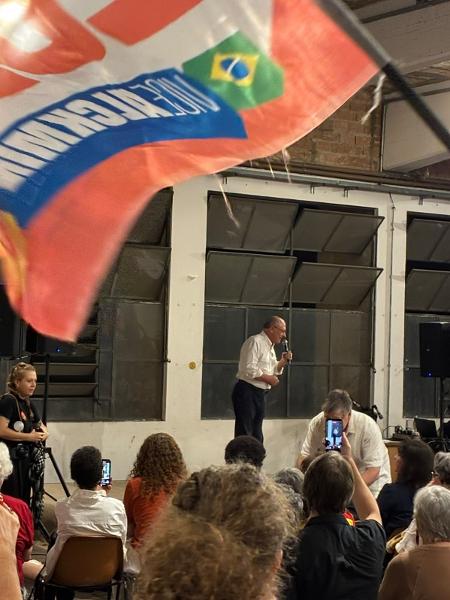 Vice-presidente Geraldo Alckmin (PSB) em encontro com o grupo Judeus e Judias pela Democracia, em São Paulo