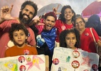 Na Paulista, crianças vivem primeira festa de 'vovô Lula'