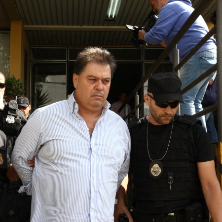 13.abr.2016 -  O ex-senador Gim Argello (PTB-DF), preso na 28ª fase da Operação Lava Jato - Paulo Lisboa/Brazil Photo Press/Estadão Conteúdo
