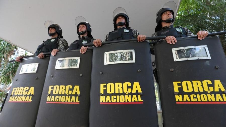 Homens da Força Nacional de Segurança Pública - Fabio Rodrigues Pozzebom/Agência Brasil