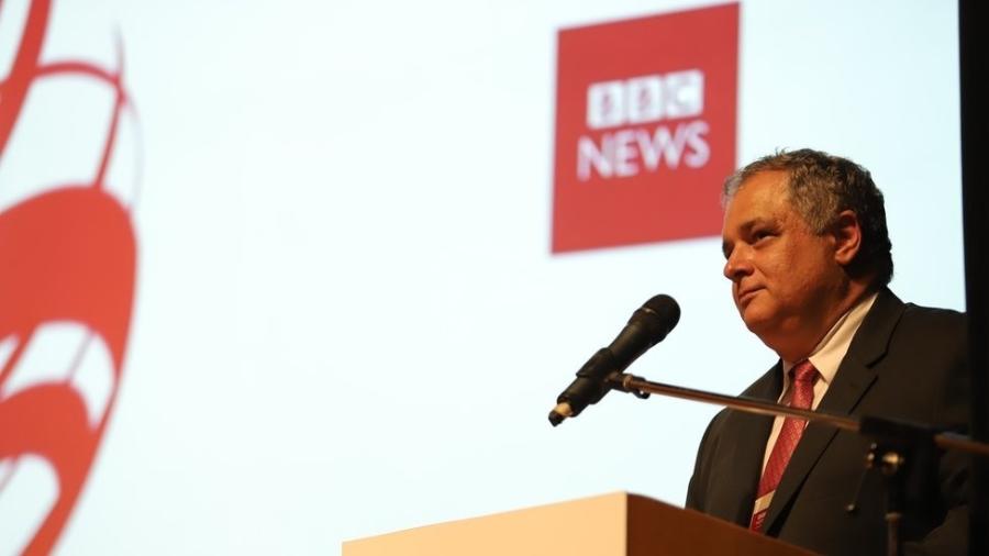 O vice-procurador-geral eleitoral, Humberto Jacques de Medeiros, participou do seminário "Beyond Fake News - Em busca de soluções", da BBC News Brasil  - Rodrigo Ono/BBC News Brasil