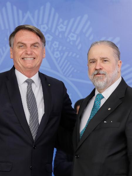 Jair Bolsonaro e Augusto Aras, procurador-geral da República - Isac Nobrega/PR