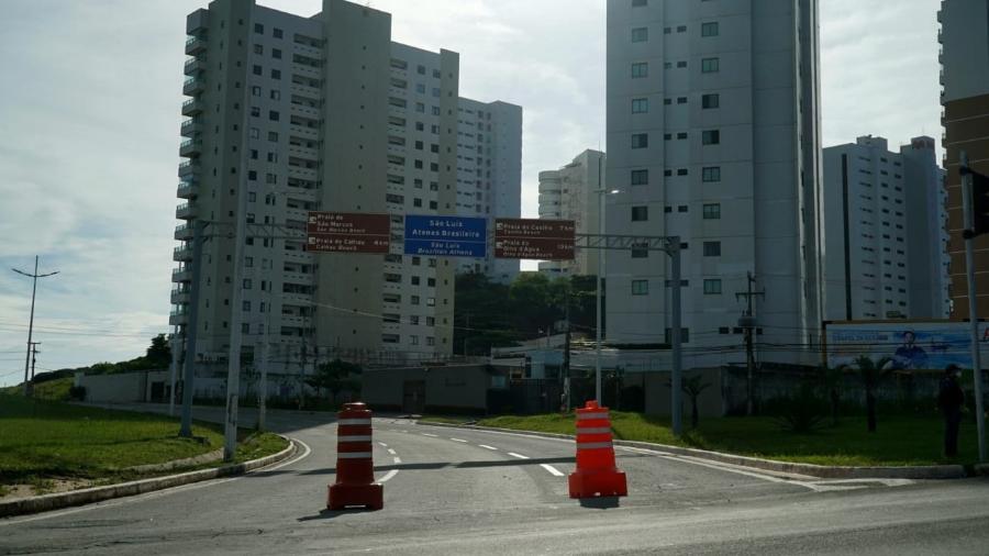 Imagem de lockdown decretado em São Luís (MA) - Governo do Maranhão