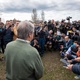 Apr 28,2022 - UN Secretary-General António Guterres speaks to reporters after visiting cities in Ukraine's Kyiv region - Reproduction/Twitter/UN_Spokesperson