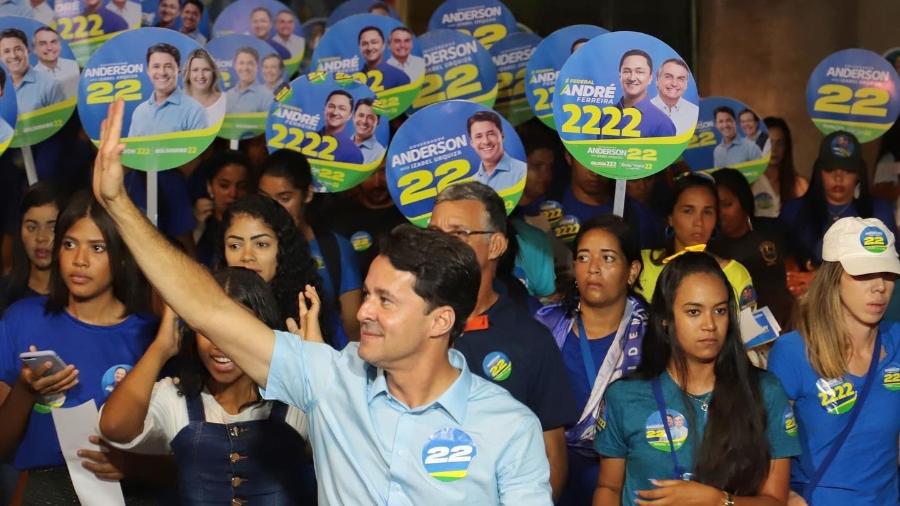 Anderson Ferreira: 11% de intenções de voto e R$ 11 milhões destinados a sua vice  - Divulgação