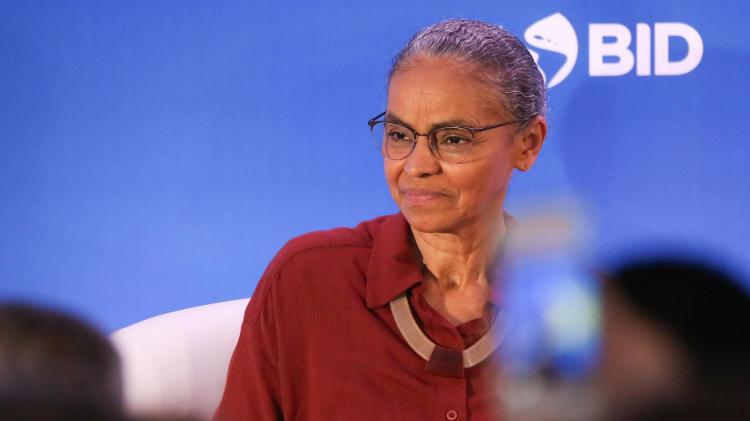 A ministra Marina Silva em evento em Brasília A ministra Marina Silva em evento em Brasília