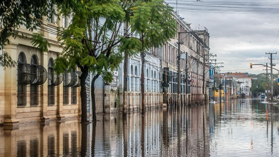 Alagamento na zona norte de Porto Alegre em junho de 2024 Alagamento na zona norte de Porto Alegre em junho de 2024