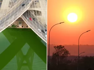 Chuva caiu preta, rio ficou verde: crise climática muda as cores do mundo