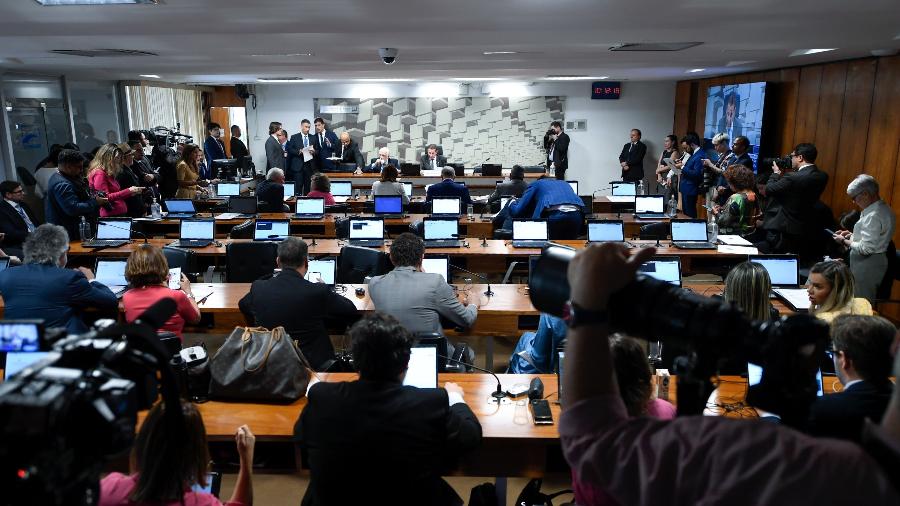 Sessão da CAE (Comissão de Assuntos Econômicos) do Senado  - Edilson Rodrigues/Agência Senado