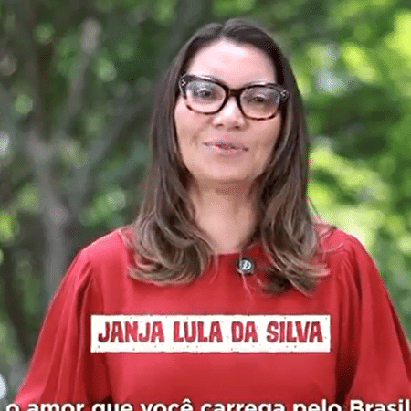 Janja em vídeo de aniversário do Lula - Reprodução/X