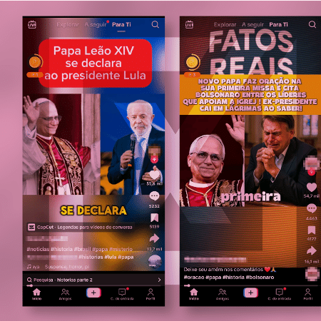 Declarações públicas do papa Leão XIV não citam nem Lula nem Bolsonaro - Projeto Comprova