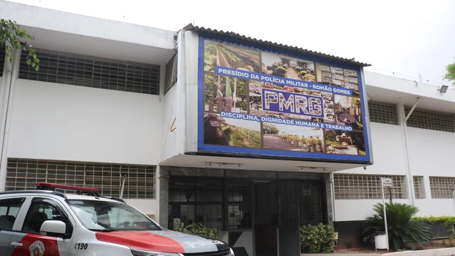 Fachada do Presídio da Polícia Militar - Romão Gomes
