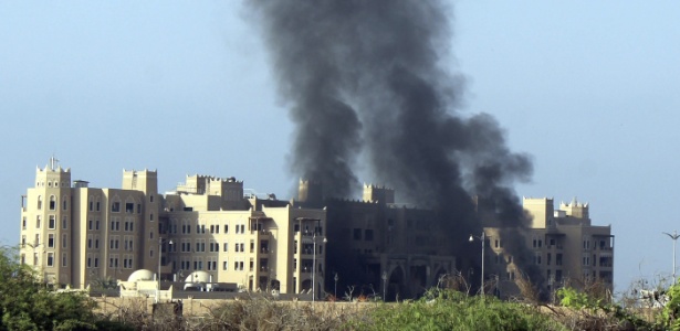 Hotel em Áden é alvo de ataque com mísseis - EFE