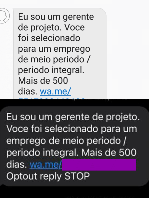 Vaga na ? Por dentro do golpe via SMS que promete dinheiro rápido –  Tecnoblog