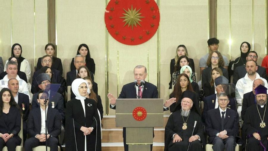 Erdogan tomou posse para novo mandato como presidente da Túrquia - Reprodução/Reuters