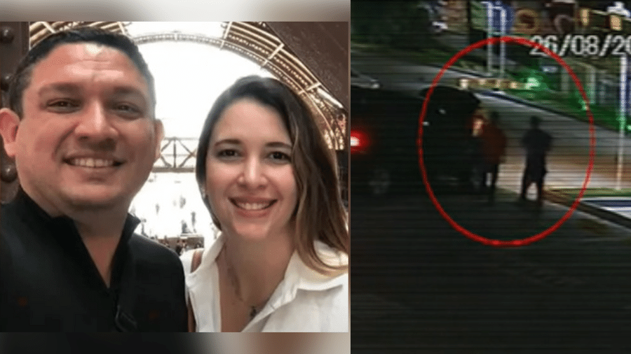 Polícia diz que Leonardo Nascimento Chaves encomendou a morte da esposa, Kaianne Bezerra; câmeras flagraram Leonardo encontrando os dois suspeitos de matar a vítima