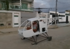Será que voa? Pedreiro constrói helicóptero com motor de Fusca na Bahia - Arquivo Pessoal