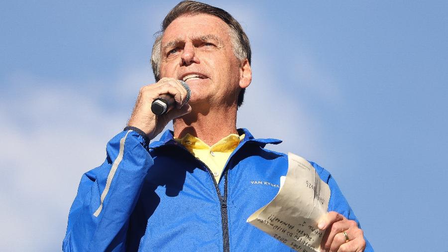 29.jun.2025 - Bolsonaro discursa para apoiadores durante ato na av. Paulista 29.jun.2025 - Bolsonaro discursa para apoiadores durante ato na av. Paulista