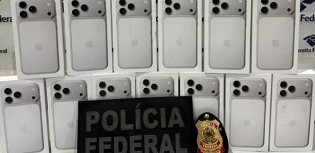 Homem é preso no aeroporto do Paraná com 20 iPhones 17 em mala