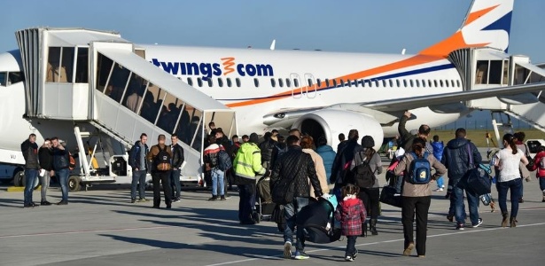Maioria dos voos cancelados deveria partir do aeroporto de Frankfurt - picture-alliance/dpa/U. Zucchi