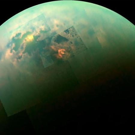 Imagem de Titã, lua de Saturno - NASA/JPL-Caltech/University of Arizona/University of Idaho