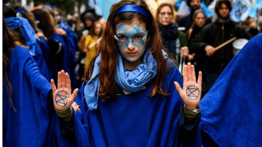 Na semana passada, manifestantes tomaram as ruas de Madri para cobrar avanços na agenda climática durante a COP 25 - Getty Images
