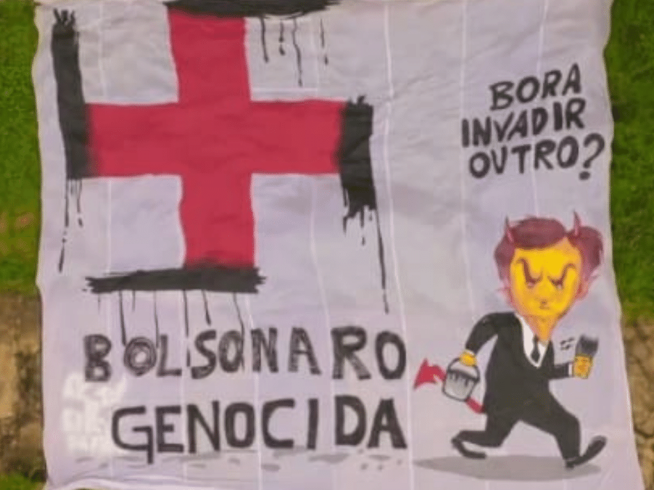 PM usa LSN e prende ativistas por chamar Bolsonaro de genocida