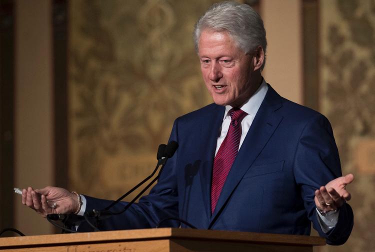 Bill Clinton, em imagem de 2017