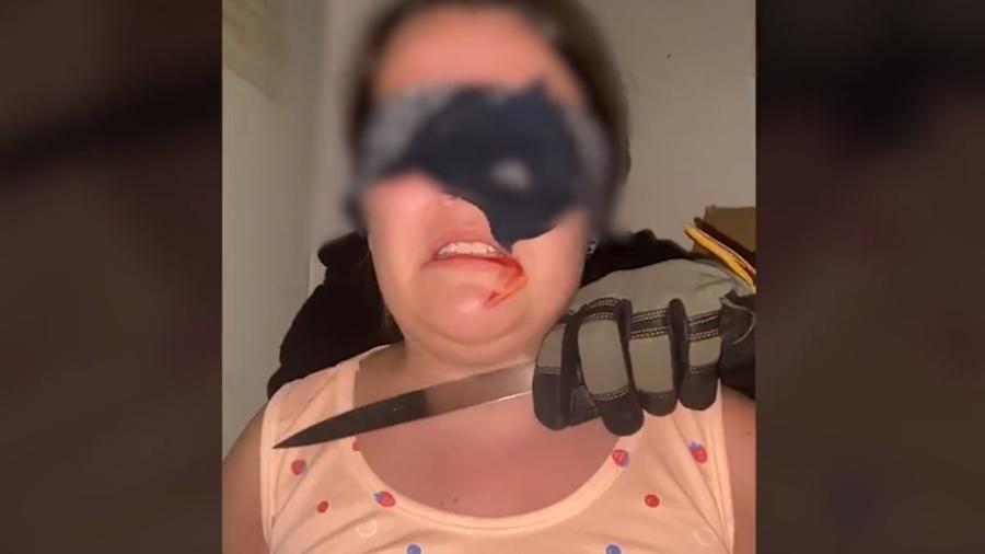 Mulher de 30 anos foi presa com quatro comparsas por forjar próprio sequestro e pedir resgate para mãe em Tenerife - Guardia Civil/Reprodução de vídeo