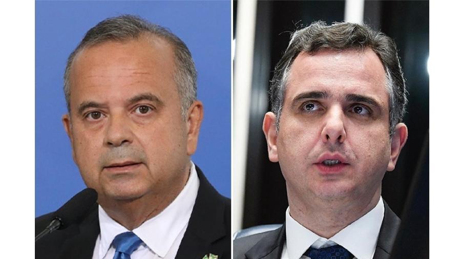 Rogério Marinho e Rodrigo Pacheco concorrem à presidência do Senado - Roque de Sá/Agência Senado e Clauber Cleber Caetano/PR