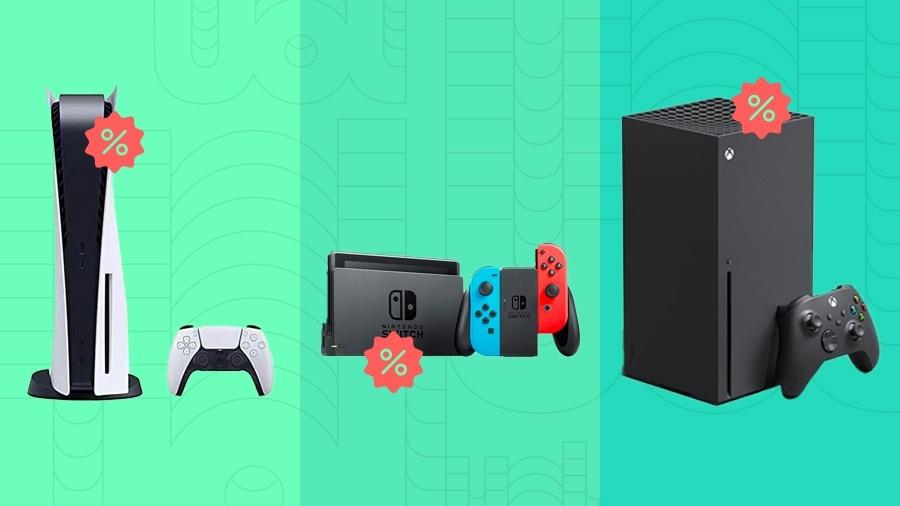 PlayStation 5, Nintendo Switch e Xbox em oferta de Black Friday