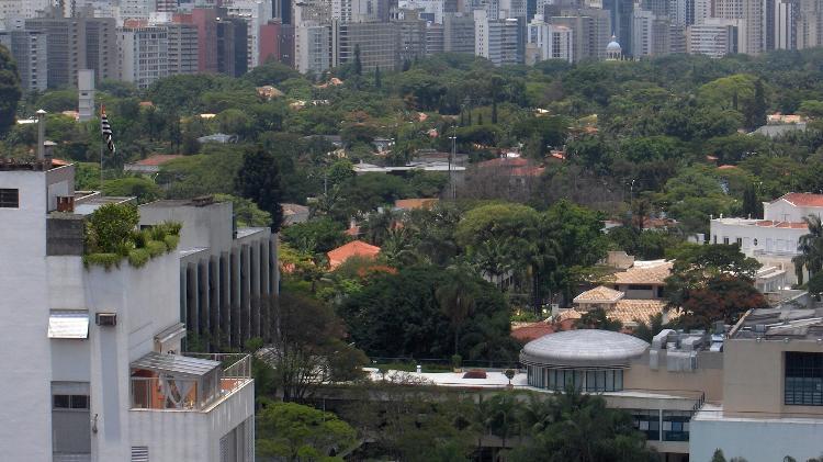 Vista do bairro Jardim Europa, em São Paulo (SP)