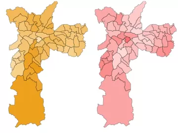 Mapas: veja onde os candidatos a prefeito de São Paulo foram mais votados