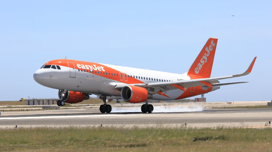 Avião da Easyjet  - Reprodução/Easyjet