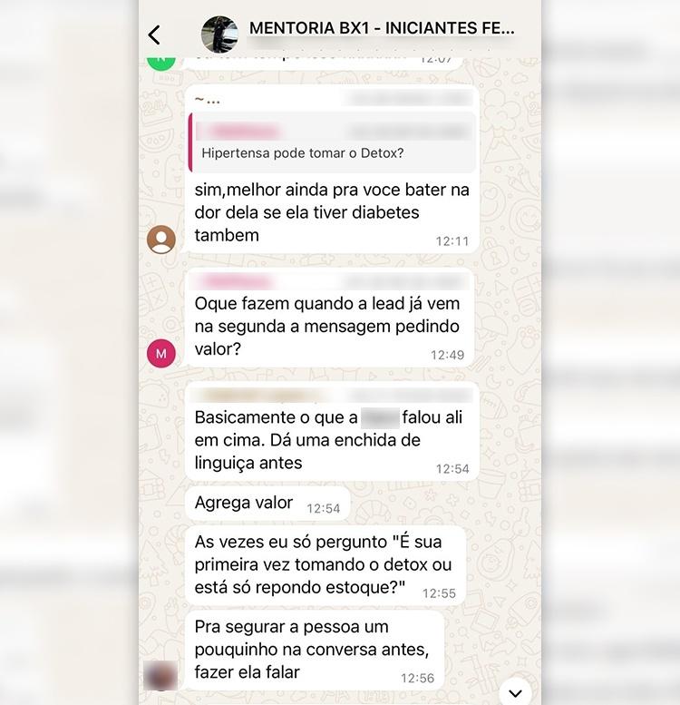 Alunos são orientados a tocar na "dor" de mulheres com sobrepeso para vender Alunos são orientados a tocar na "dor" de mulheres com sobrepeso para vender