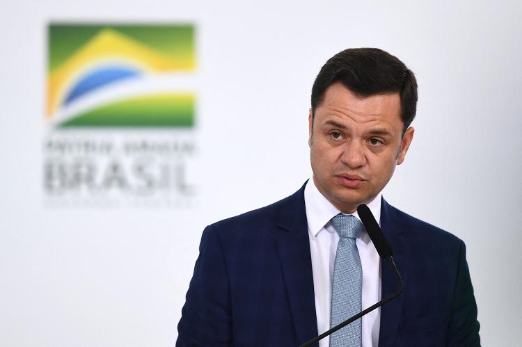 O ex-ministro da Justiça, Anderson Torres, durante cerimônia no Palácio do Planalto, em Brasília O ex-ministro da Justiça, Anderson Torres, durante cerimônia no Palácio do Planalto, em Brasília