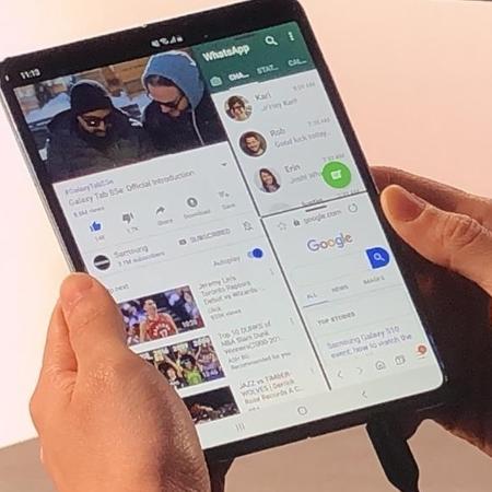 Acostume-se! Modelos "dobráveis", como o Galaxy Fold, estão chegando para ficar - Gabriel Ribeiro/UOL