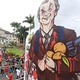 anifestantes participam de protesto contra o presidente da República, Jair Bolsonaro (sem partido), neste sábado, 02, em frente ao Teatro Carlos Gomes, em Blumenau, Santa Catarina. Além de pedir o impeachment do presidente, o ato também é contra as privatizações, a política econômica, o desemprego e a fome. - DENNER OVIDIO/ISHOOT/ESTADÃO CONTEÚDO