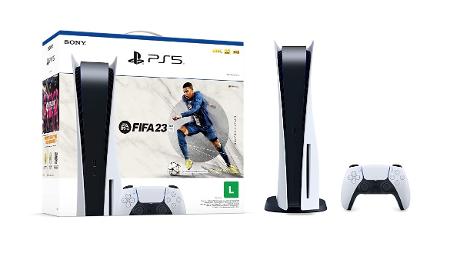 PlayStation 5 está com desconto de R$ 1.300 e vem com Fifa 2023