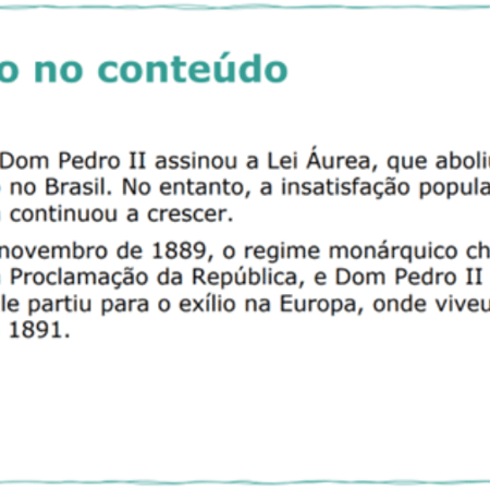 Material do governo Tarcísio diz que Lei Áurea foi assinada por Dom Pedro 2º